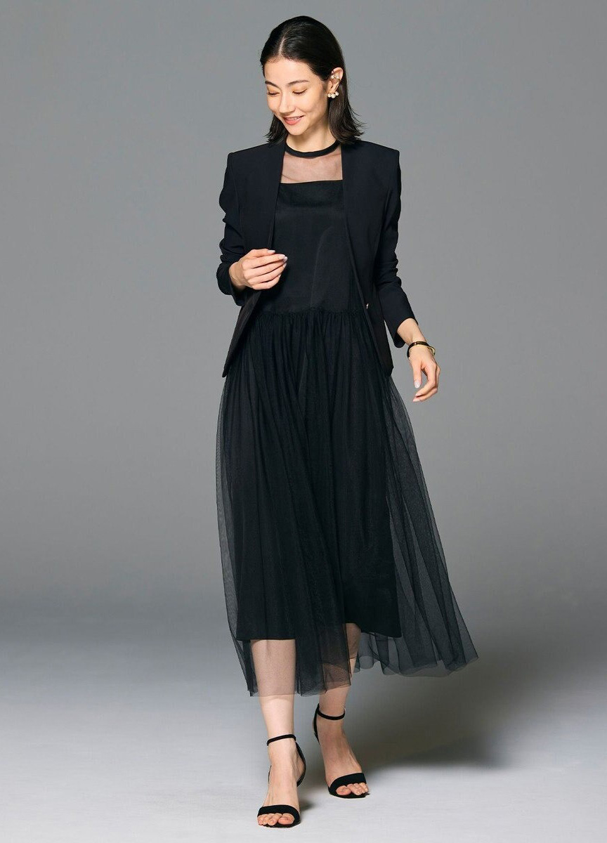 經典LUIZA無領西裝外套